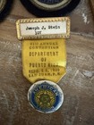 Vintage Wwii  Past Commander American Legion Embroidered Patches Rare