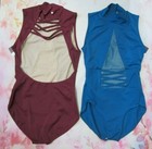 Leotard New Size La Dance Ballet Costume Dark Teal Mock Turtleneck Balera