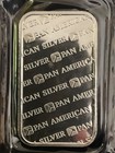 Vintage Northwest Territorial Mint Pan American 1 Oz 999 Fine Silver Bar Sealed