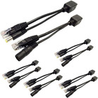 5-pair Passive Poe Injector Splitter Kit 5 5x2 1mm Dc For Ip Camera