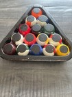 Vintage Billiard Pool Ball Set Wall Decor 