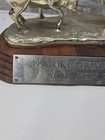 Vintage 1996 National Cutting Horse Association Jim Reno Silver Toned Sculpture