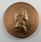 Us Mint George Washington Presidential Medal 3  Bronze Medal With Display Box