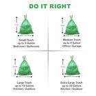 Compostable Trash Bags 30 Gallon 100  Biodegredable Garbage Bag - 25 Ct  By Fpn