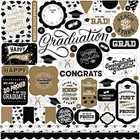 Echo Park Graduation Collection Kit 12 x12  Paper Stickers Made In Usa New