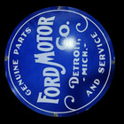 Porcelain Ford Enamel Sign 30x0 Inches Double Sided