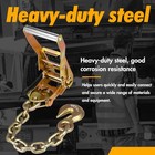 Heavy Duty Car Tie Down Straps  4pk  - 2  X 96  - 5 16  Hooks 2in 96in Green