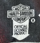 Vintage Harley-davidson Legend  American Eagle Bandana Handkerchief Made In Usa