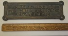 C1890 Original B o Rr Railroad Statio Baltimore   Ohio Brass Warning Sign