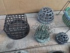 15 Pc Mixed Lot Vintage Metal Flower Frogs 