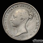 Great Britain  Victoria  Sixpence 1840  Double Date  Scarce  Vf vf 