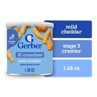  2 Pack  Gerber Stage 3 Baby Food Snacks  Mild Cheddar Lil  Crunchies  1 48 Oz