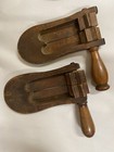 Antique Double Reed Noisemaker Clicker  Fire Alarm Primitive