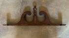 Antique Wooden Pediment Molding Carved Cherry Architectural Fragment Salvage 27 