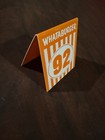 Whataburger Table Tent Markers - Individual Restaurant Order Number 92