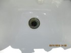 Vintage Antique Cast Iron  White 13 X 13 Bath   Bathroom Sink  Can Ship
