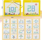 Magnetic Board Kids Large Doodle Dot 20 Pattern Booklets Educational Toy 2 