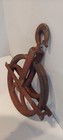 Antique Cast Iron Well Pulley 12    Diameter Old Farm Barn Original Patina