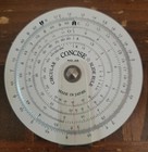 Vintage Concise Circular Slide Rule No  28 Made In Japan Metric Conv  On Back