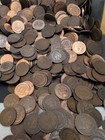 50 Indian Cents pennies 1859-1909 Average Circulated