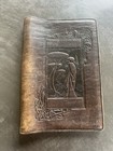 Brown Leather Vintage Book Jacket Celtic Mushroom Woman Cover