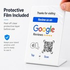 Nfc Tap Google Review Stand - White 4 3 X 2 7 Chip Pvc