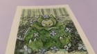 Aceo Art Cards Print Watercolor Mosslax Pokemon Series 5 9