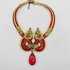 Vtg Naga Necklace  Pendant Talisman Dragon Thai Buddha Amulet