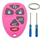 Pink Key Fob Case Shell Fit For Chevy Tahoe Suburban Escalade Gmc 6 Buttons A
