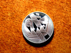State Of Israel 29 Gram 38mm Proof Silver Coin  1986 2 New Sheqalim  2  D8