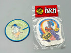 Lot Of 2 Vintage Walt Disney Patches Figment 1982 Nip   Donald Duck Round 