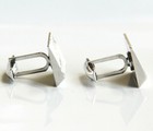 Barrington Sterling Silver 925 Etched Cufflinks Vtg Cuff Links 20 75 Grams
