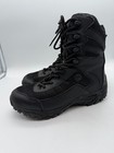 Smith   Wesson Black Lace Up Side Zip Tactical Boots Mens Size 7 5