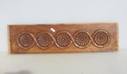 Antique Carved Wooden Panel Plaque Old Wood Victorian Scrolls Vintage 6 5 x24 