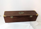Unused Calligraphy Writing Set  Wooden Box  7 Nibs  2 Glass Pens  1 Opened Ink