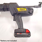 Albion 18v Caulk Gun   Milwaukee 20oz Alum  Sausage Barrel Kit 2641-20 Read Desc