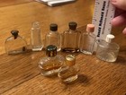 Lot Of 8 Miscellaneous Small Vintage Perfume Bottles - Empty
