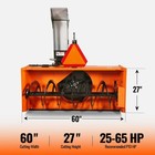 Mechmaxx 60  3 Point Pto Snow Blower 360   Snow Chute 25-65 Hp cat I   Ii  Tsb60t