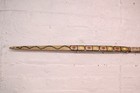 Antique Rare Native American Plains Indian Rawhide Painted Bow Wood Painted 56 