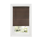 Window Mini Blinds Cordless 1-inch Room Darkening Mahogany Brown Multiple Sizes