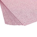 Glitter Cardstock Set - 15 Sheets Of Rose Pink 12x12in Glitter For Scrapbooki   