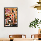 Sexy Cowgirl Dr Pepper Poster 16x24 Country Western Pin-up Wall Art Bikini Decor