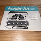 Knight-kit Kg-650 Rf Signal Generator Assembly Manual Vintage Electronics