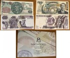 Mexico - Set 4 Banknotes 10 20 50 100 Pesos 1992 Unc Matching Numbers  In Folder