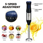 5-in-1 Entire Stainless Steel Blender Hand Immersion Blender Baby Food 1000w