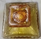 Vintage Glass Liquor Decanter Bottle Made In Japan Textured Glass Rare