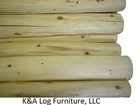 Medium Log Furniture Logs  Hand Peeled Cedar  Kiln Dried  Use Your Tenon Cutter 