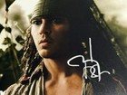 Johnny Depp Signed Bas Coa Autographed 8x10 Pirates Of The Caribbean Photo Auto