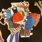 Paper Dolls  Ephemera  Clothes And Accessories Vintage