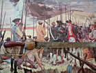 French Indian War Revolutionary War Shell Guard French Hanger Sword Ca 1720-40